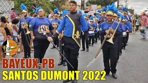 BANDA MARCIAL SANTOS DUMONT 2022 NO DESFILE CÍVICO MUNICÍPAL DE BAYEUX-PB. 2022