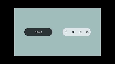 Animated Share Button Using Only HTML & CSS