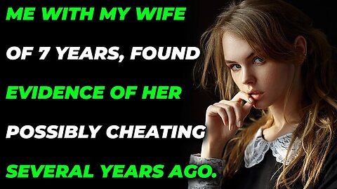 Me with my wife of 7 years, found evidence of her possibly cheating several years ago. (R/Cheating)