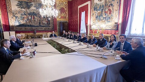 🔴 Giorgia Meloni dopo l'incontro del CentroDx con il Pres. della Repubblica Mattarella (21102022).