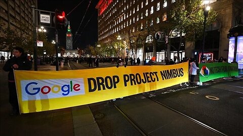 Google employee's protest company's ties with Israeli Government