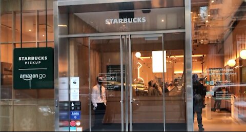 Starbucks, Amazon Open New Concept Store in NYC