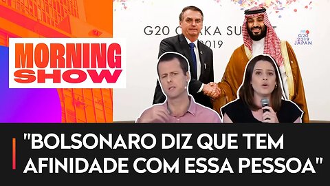 Zoe e Calejon discutem convite de Bolsonaro à príncipe saudita