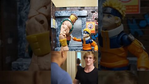 Cover Dwayne Johnson Meet Logan Paul - Just Fun - LOL - Anime - Stop Motion - Naruto