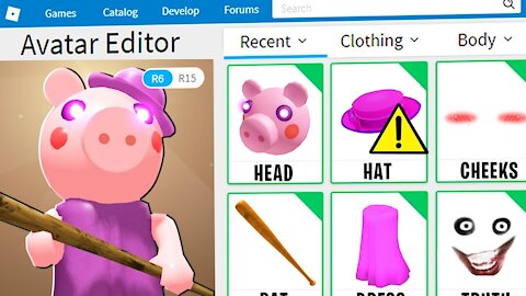 I Made PIGGY a ROBLOX ACCOUNT And Then TROLLED Piggy Servers!! (They got Scared..)