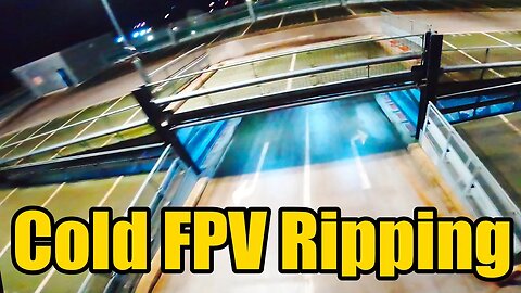 FPV After Dark Carpark Ripping #kwad