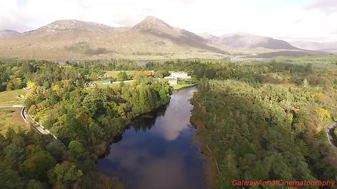 Drone footage captures stunning 18th century castle