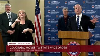 Gov. Jared Polis issues statewide stay-at-home order in Colorado