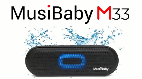 MusiBaby M33 Portable Waterproof Bluetooth Speaker Review