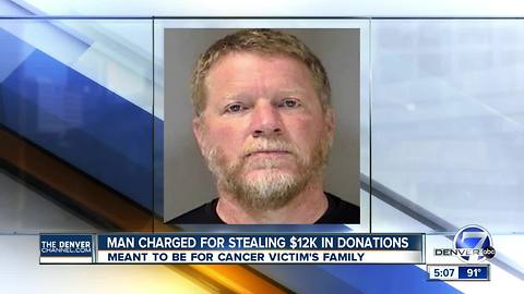 Man accused of stealing $12K meant for friend dying of cancer