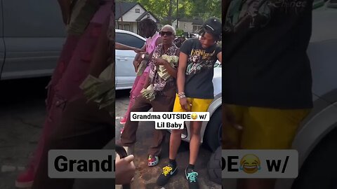 This Grandma is vibing with Lil Baby #rap #rappers #lilbaby