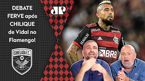 "É RIDÍCULO! O Vidal deu CHILIQUE e TÁ CRIANDO TUMULTO no Flamengo! Ele TINHA é que..." DEBATE FERVE