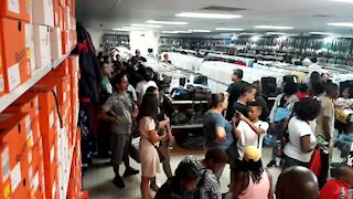 SOUTH AFRICA - Cape Town - Back-to-School - shopping for school uniforms (wBm)