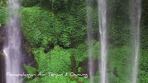 ✔ PEMANDANGAN GUNUNG dan AIR TERJUN