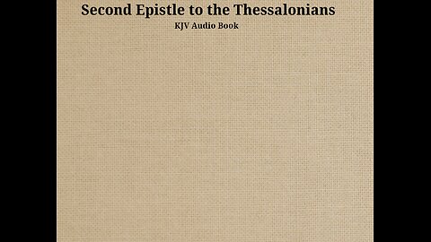 II Thessalonians - Ch 1 - KJV