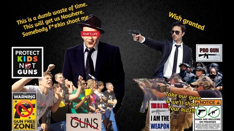 Anti-gun & Pro-gun Activists Fussing Over Crap That don't Matter!