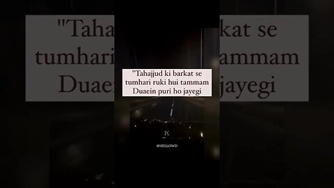 "The Beauty of Tahajjud Prayers" #tahajjud #islamicvideo #tahjjud