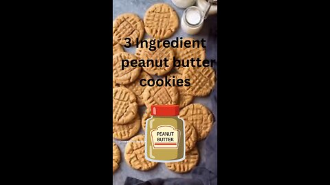 3 ingredient cookies