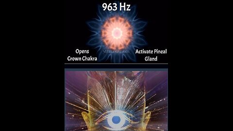 963 Hz opens the CROWN CHAKRA - THIRD EYE PINEAL GLAND