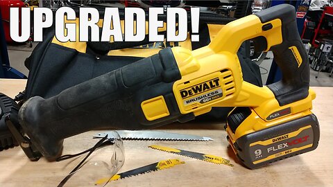 DEWALT FlexVolt 60V Brushless Recip Saw Review DCS389 DCS39X1 - Some would call this a Sawzall