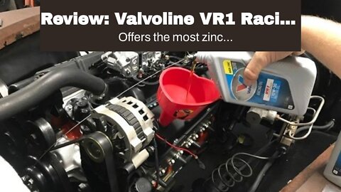 Review: Valvoline VR1 Racing SAE 20W-50 High Performance High Zinc Motor Oil 1 QT, Case of 6