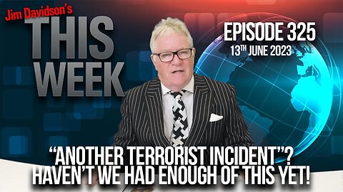 Jim Davidson - "Another terrorist incident"? Haven't we had enough of this yet!