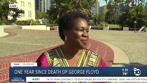 San Diego NAACP President speaks with 10News one year after George Floyd's death