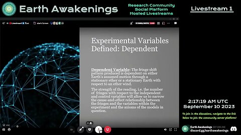 The Michelson Morley Experiment Experiment, Demonstration, or Parlor Trick on @EarthAwakenings