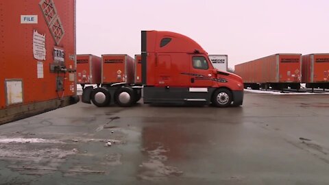 Weather conditions in southern states causing challenges for local trucking company