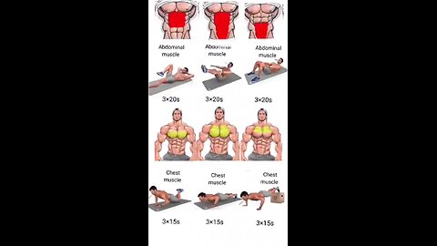 Best chest and Abs workout 🏋