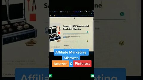 Affiliate Marketing Mistakes with Amazon Associates and Pinterest .6. #shorts #growth4biz