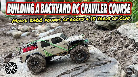 Building A Backyard Crawler Course: SCX24 Paradise