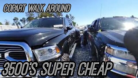 3500 Ram 3500 Duramax Under 4K! Copart Walk Around