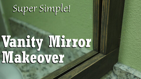 Vanity Mirror Makeover