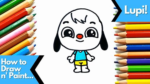 How to draw and paint Lupi rom Lupi Club