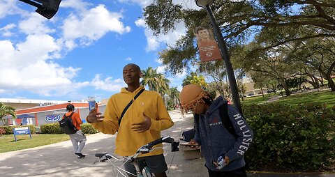 FAU: Brother Johnny Returns & Helps Me Preach, Hard Hearted & Hostile Hecklers Argue, Some Pure Hearted Christian Students Arrive To Encourage, A Great Day Of Ministry!