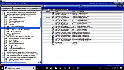 Metasys Network Map and Terminology