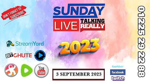 2023 Talking Really Sunday Live (03 September)