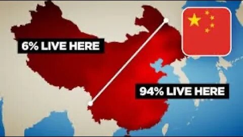 Why 94% of China Lives In The East Coast (American REACTS)