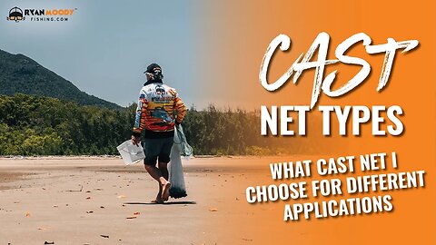 CAST NET TYPES. What cast net I choose for different applications to catch my live bait fast.