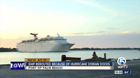 Grand Celebration cruise ship rerouted due to Hurricane Dorian