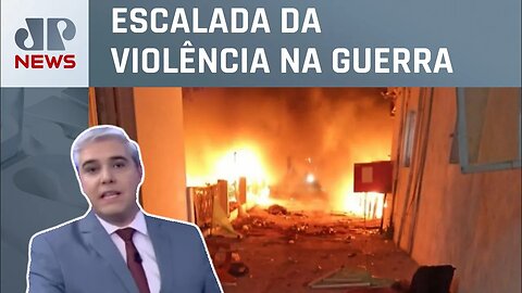 Bombardeio em hospital em Gaza deixa centenas de mortos; Marcelo Favalli analisa