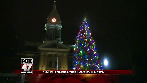 Annual parade and tree lighting in Mason tonight