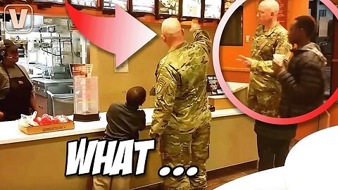 This Soldier Goes To Order Taco Bell Meal, Stops Cold When He Hears 2 Boys Behind Him