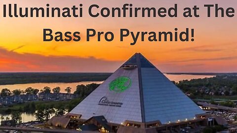 The Bass Pro Pyramid in Memphis, TN #truth #gematria #numerology #esoteric #kabbalah #occult #nwo