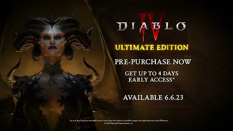 Diablo IV Early Access Hype Trailer PS5 & PS4 Games