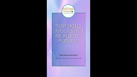 Top Skills Successful Real Estate Agents Possess: 🏡, BIGGEST INVESTMENT 🌟