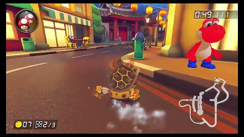 Mario Kart 8 Deluxe DLC Wave 4 Time Trials - Tour Singapore Speedway (150cc) 2:03.359