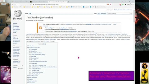 Amazon's Reacher TV Series - Review and Recommendation, Episode 0018