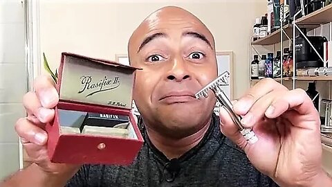 ASMR Rasifix II Vintage razor shave, Elysian Cherie Tobacco.